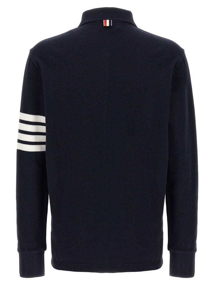 Thom Browne 4bar Polo - Blu | b6a256d41004171b4053d014261386d29f9b2b6e