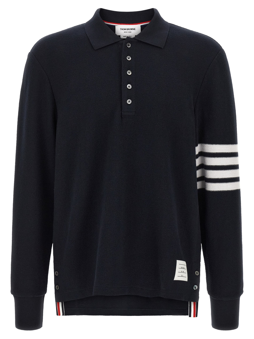Thom Browne 4 Bar Polo - Blu | 4522e28b23a608da6da54344ff879831ce24423e