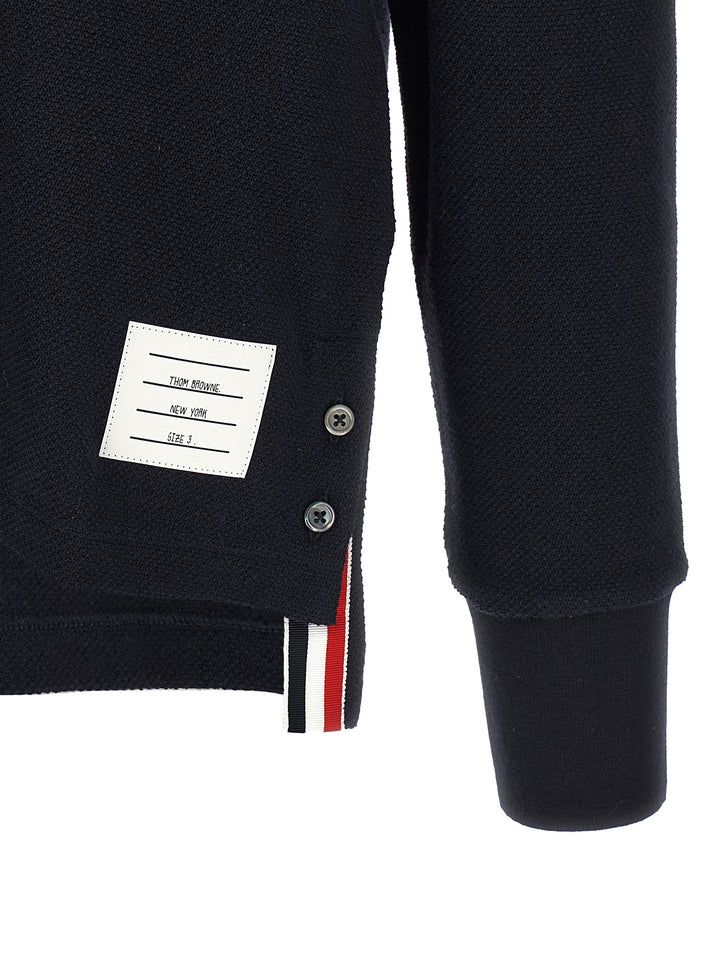 Thom Browne 4 Bar Polo - Blu | 18cee8c7a40592678d4f3da7889f284d02e9adca