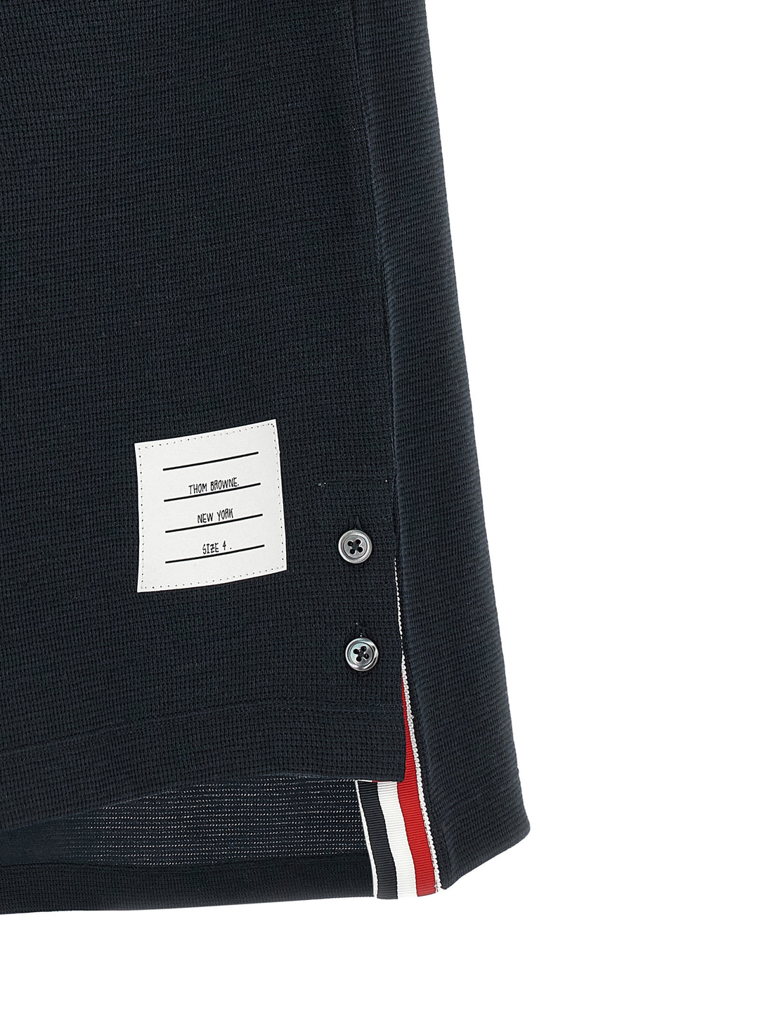 Thom Browne Nastro Rwb Polo - Blu | 491842af2868c298edff2b281c276f176fe93d0c