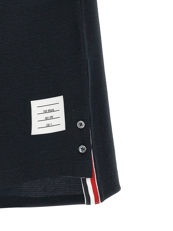 Thom Browne Nastro Rwb Polo - Blu | 491842af2868c298edff2b281c276f176fe93d0c