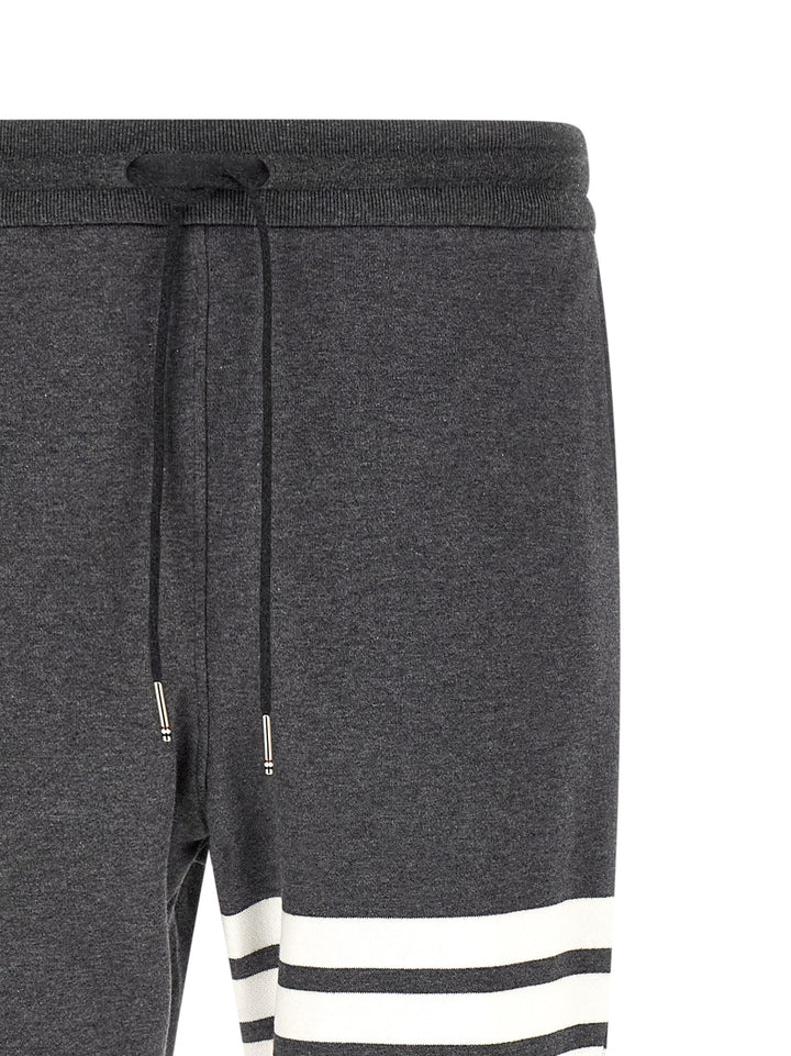 Thom Browne 4bar Pantaloni - Grigio | 9686a1c46bbc63f755fedbd53edee6dc725120a7