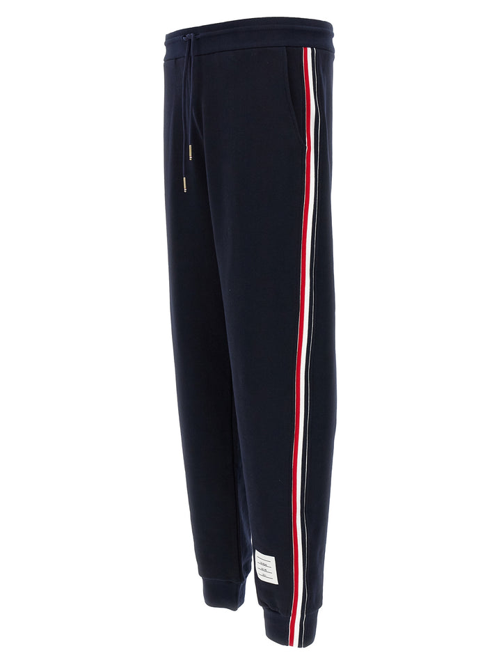 Thom Browne Classic Loopback Stripe Pantaloni - Blu | 35cefcb197f7dfdcf51cdde38967a40c1f5ac786