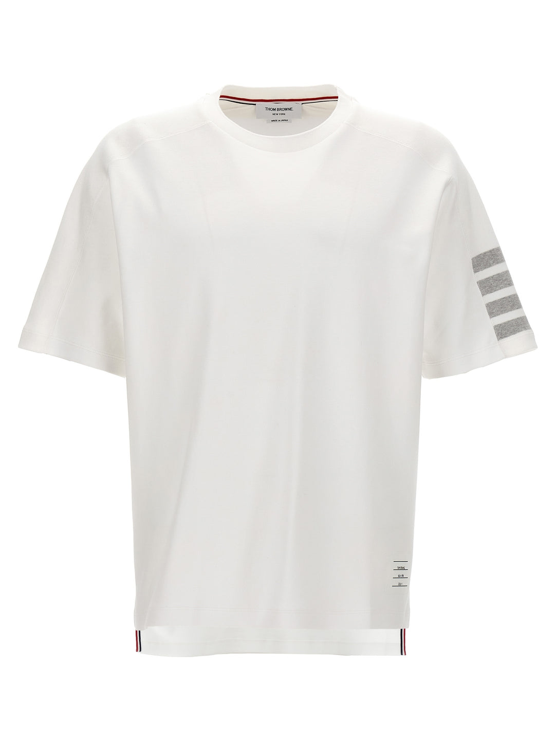 Thom Browne 4 Bar T shirt - Bianco | a2572205cb3ff758855876362447c32475a879ed
