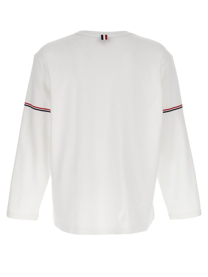 Thom Browne Rugby T shirt - Bianco | 426635b88c564c6d162df99828f5a50afbd9e8af