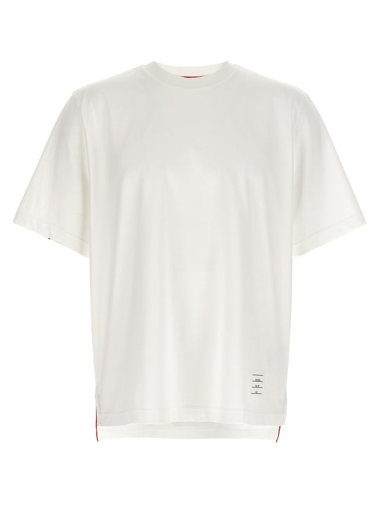 Rwb Knit Trim T Shirt Bianco