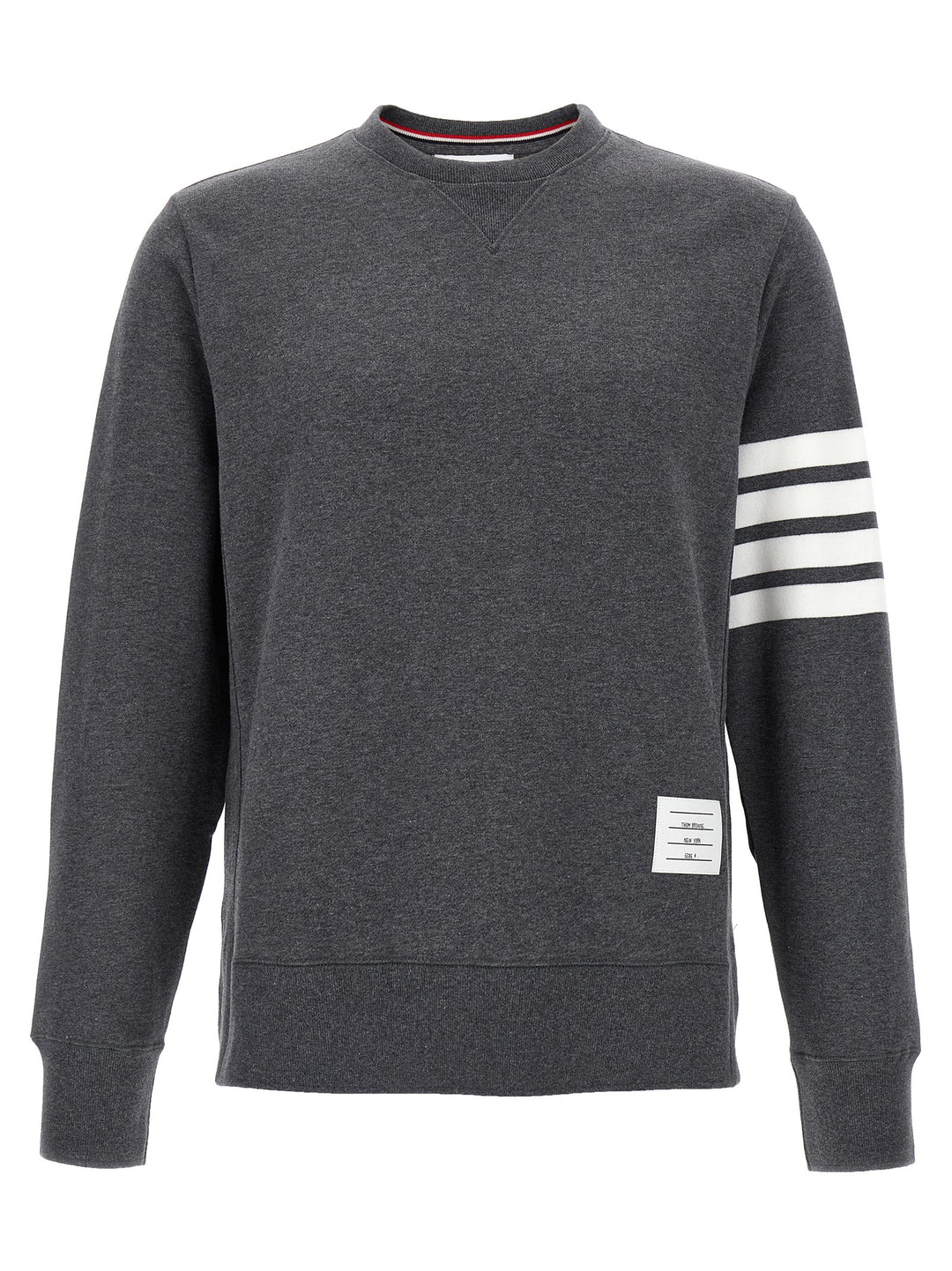 Thom Browne Classic Loopback 4-Bar Felpe - Grigio | 5464c900cf9f7c2b58f51e86853983997c95a7ec
