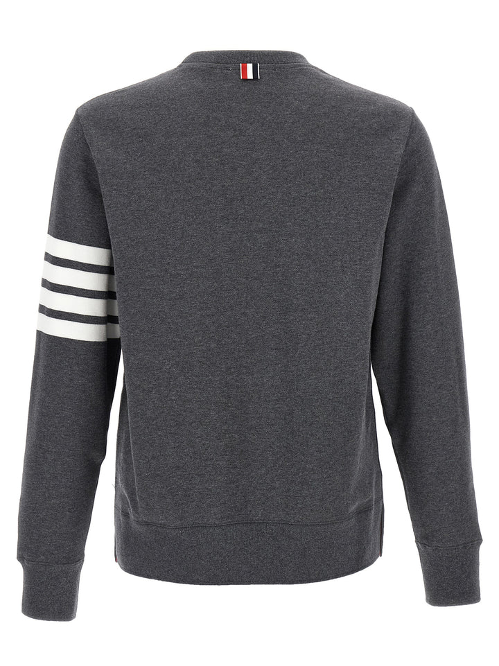Thom Browne Classic Loopback 4-Bar Felpe - Grigio | bd4fb0cdc7d5281345d938032dcb327677860185