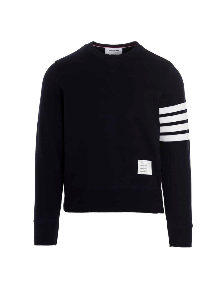 Thom Browne 4 Bar Felpe - Blu | 684a32850c9f2c61b0aee6fdd8221d63f0e4b4a1