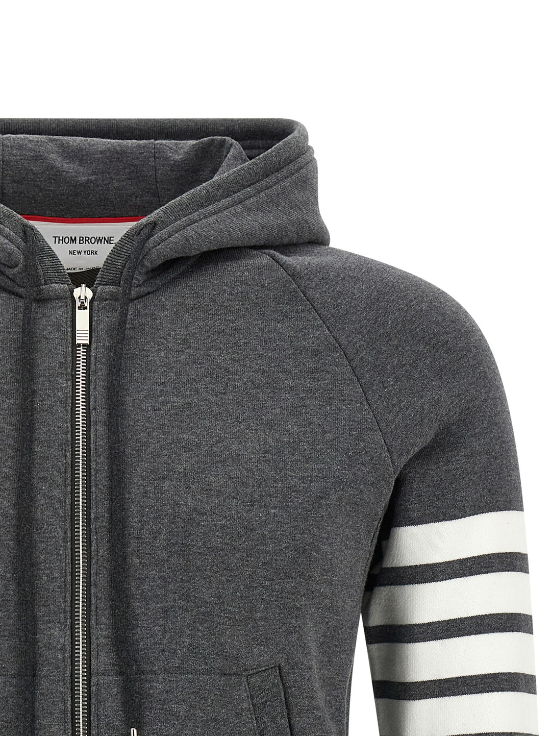 Thom Browne 4bar Felpe - Grigio | c29120e92cd3b47892e29576e284b5a739874cf2