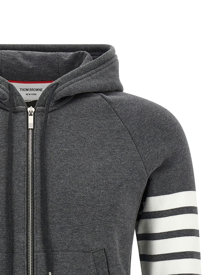 Thom Browne 4bar Felpe - Grigio | c29120e92cd3b47892e29576e284b5a739874cf2