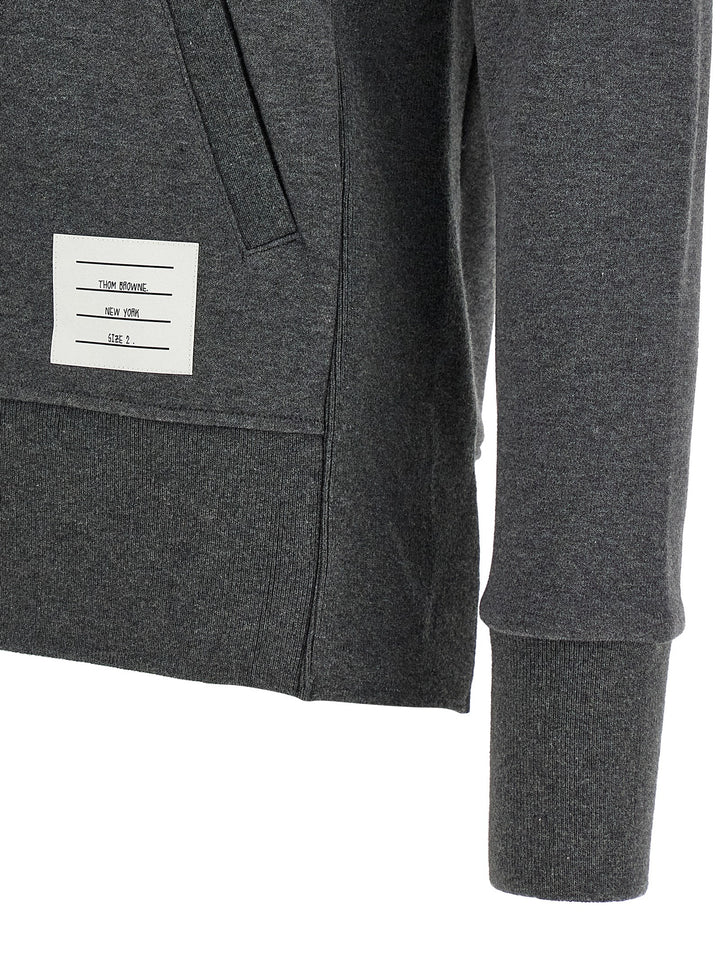 Thom Browne 4bar Felpe - Grigio | d52ea59280fc9e24e7f0c2bd43adf9378ae8716e