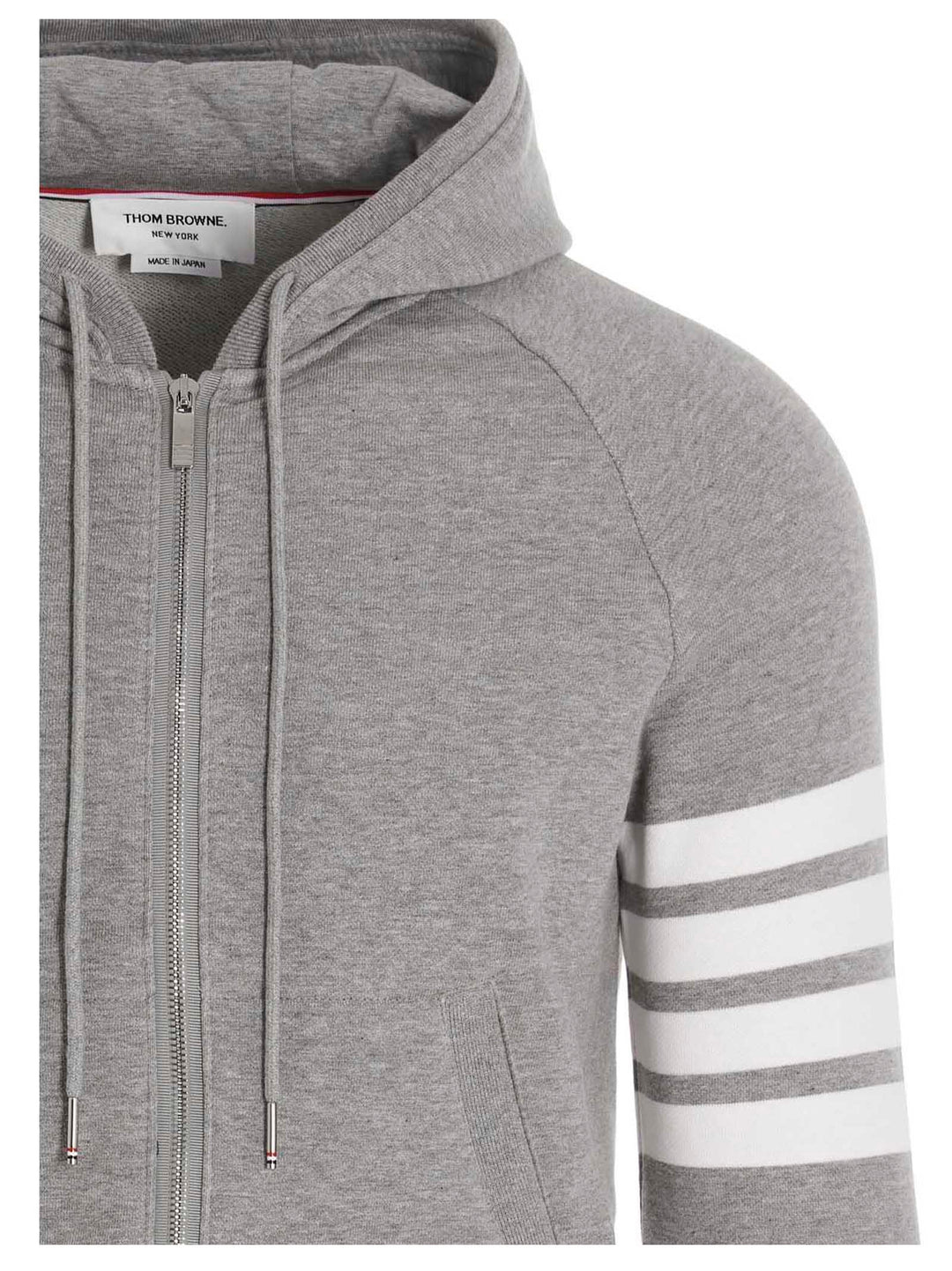 Thom Browne 4 Bar Felpe - Grigio | efa20f27634d7ab85a83894905b83f014377003e
