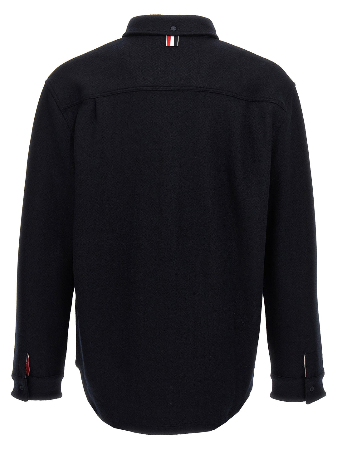 Thom Browne Herringbone Shirt Camicie - Blu | 9dbd75ef15a1118e3b2e54f596f829810c20e4ad