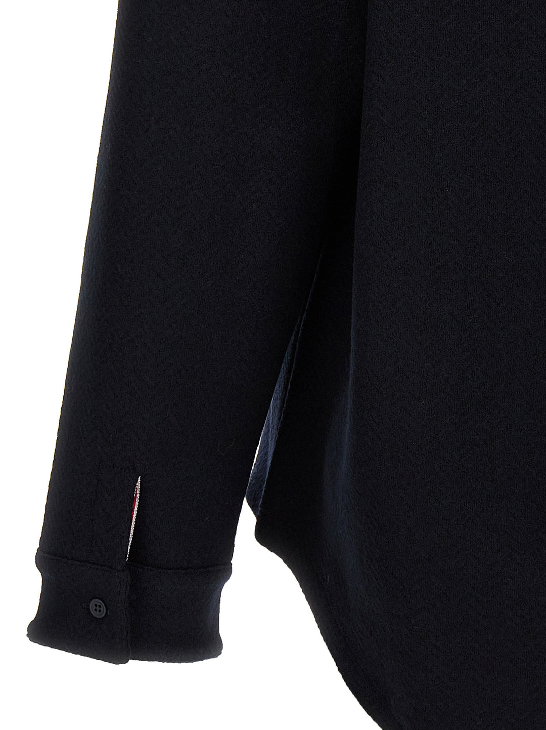 Thom Browne Herringbone Shirt Camicie - Blu | 55066b265021f7c0bbc5964c15ac4944f2a5b22b