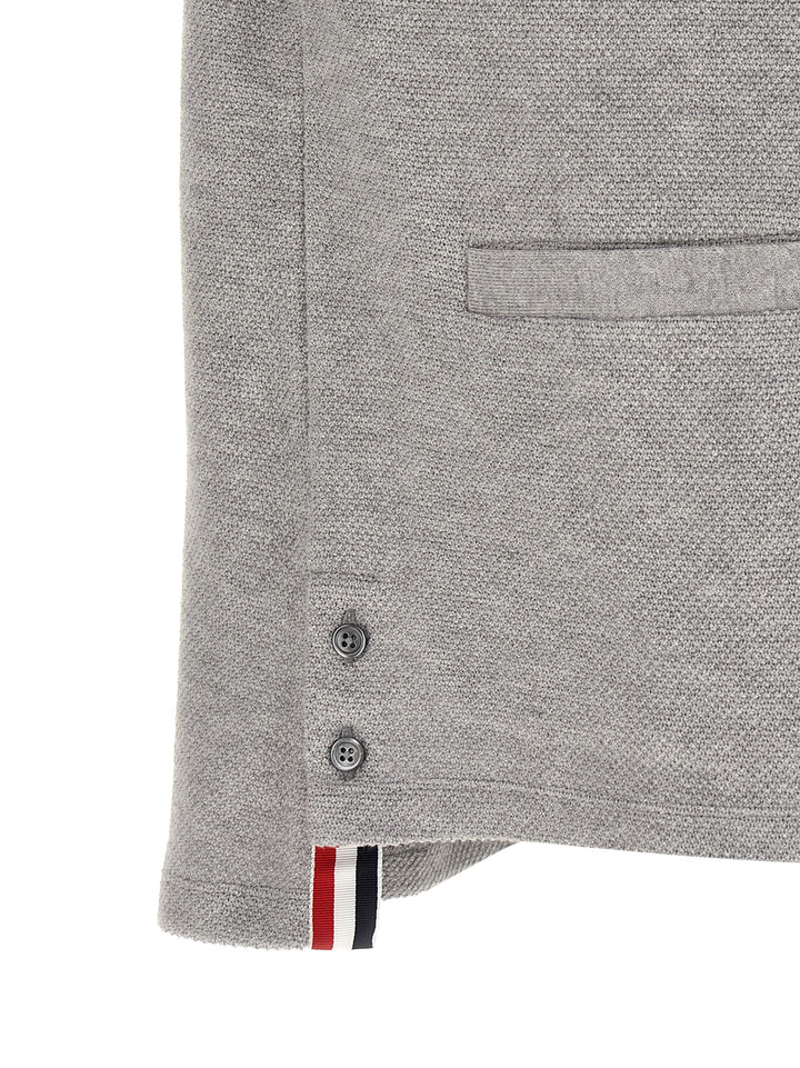 Thom Browne 4bar Cardigan Maglioni - Grigio | ae1fa9f59cfff74058f150fa05d7048514e41a3b