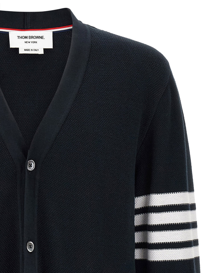 Thom Browne 4bar Cardigan Maglioni - Blu | 140a06136448d5c82308d803fe4f7cb403b20ccb