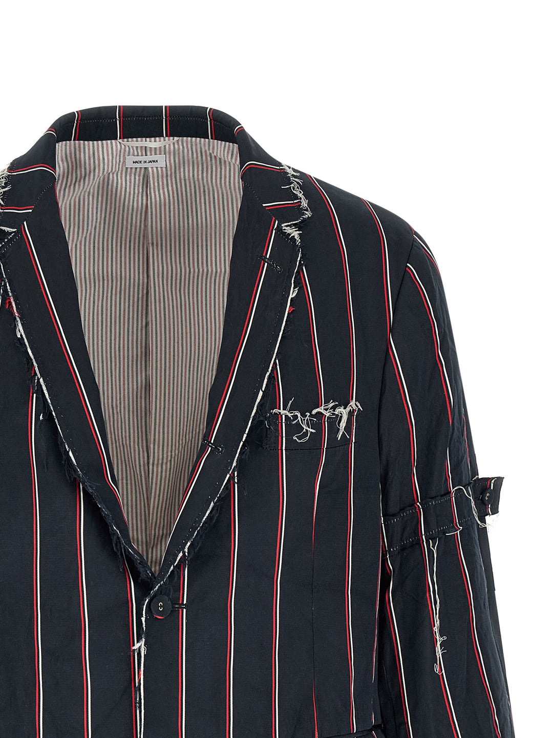 Thom Browne Mogador Striped Blazer - Blu | b986d82cf7b33b02f490b3e1671bf5f7f391af6c