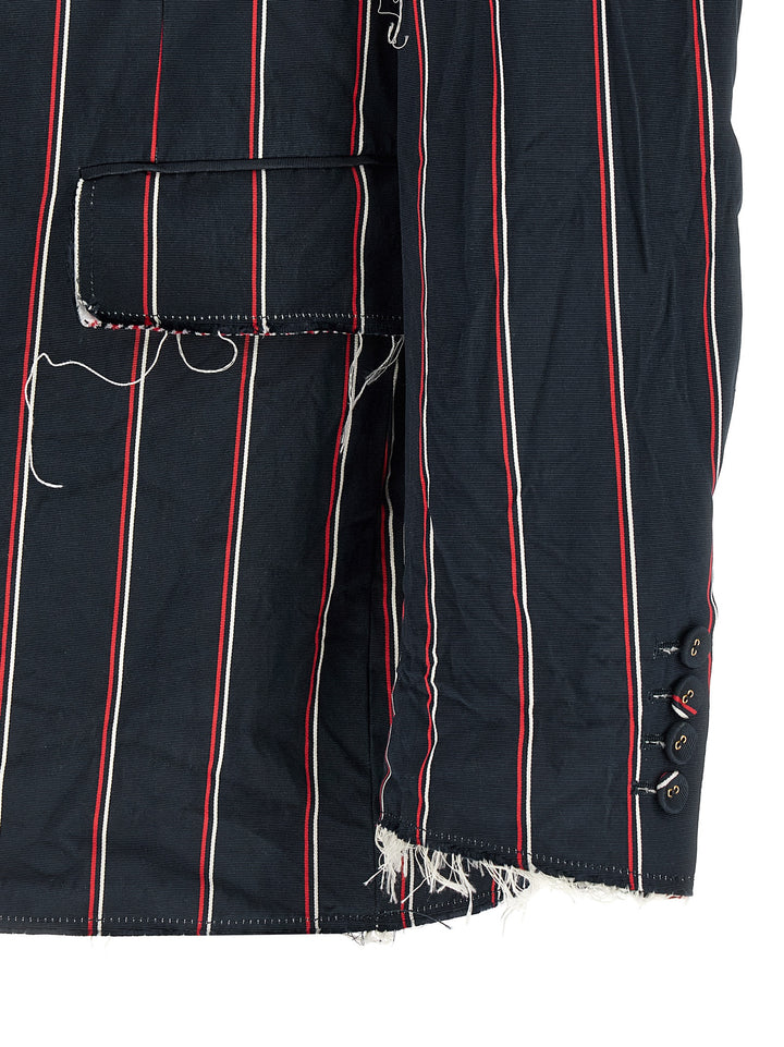 Thom Browne Mogador Striped Blazer - Blu | c9b78362042e170b1e76a2bc556c5f8d02862640