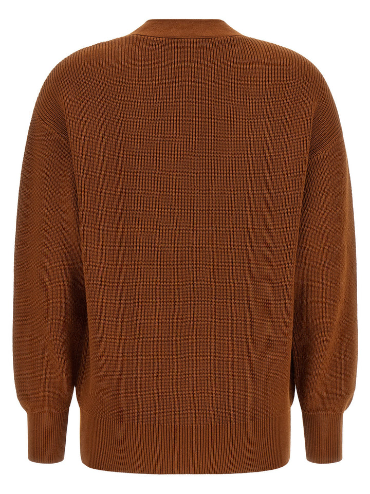 Elisabetta Franchi Cardigan Tricot Maglioni - Marrone | 1a771d611662f2e882f86cd450574081fccc7423
