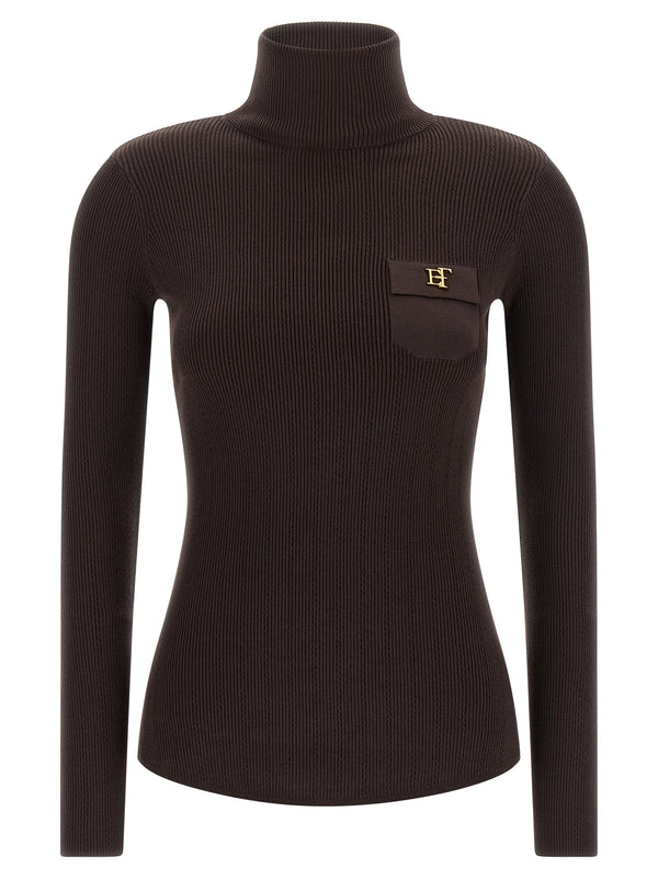 Tricot Turtleneck Maglioni Marrone