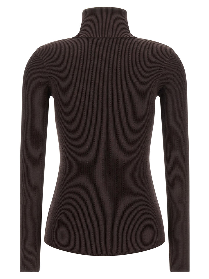Elisabetta Franchi Tricot Turtleneck Maglioni - Marrone | 199562f1e59ba242cb677aad9f95f7f1db921899