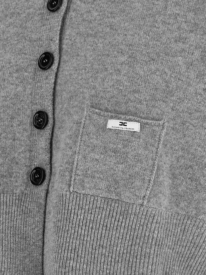 Elisabetta Franchi Cardigan Tricot Maglioni - Grigio | d225f8a66a05b64501ee023ecb6368030d3820f7