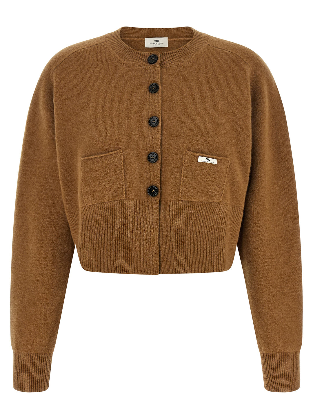 Elisabetta Franchi Cardigan Tricot Maglioni - Marrone | ef878a67099f9caccce862bf22d4a9e9a4b04fae
