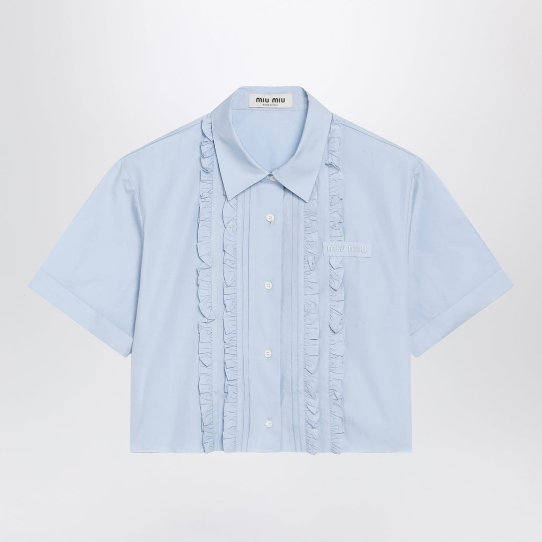 Miu Miu Shirts & Tops - Celeste | 171d348150729155a2ddfe1c293e18d6300965c8