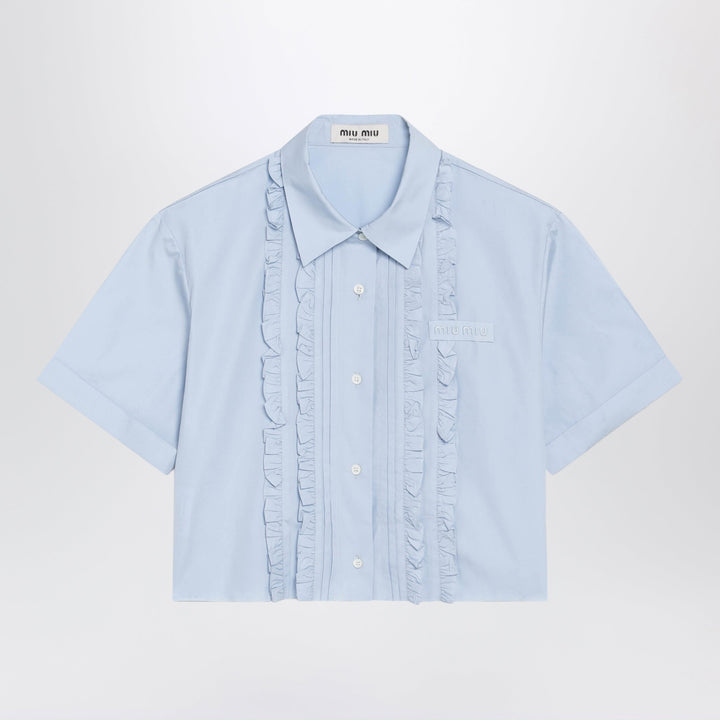 Miu Miu Shirts & Tops - Celeste | 171d348150729155a2ddfe1c293e18d6300965c8