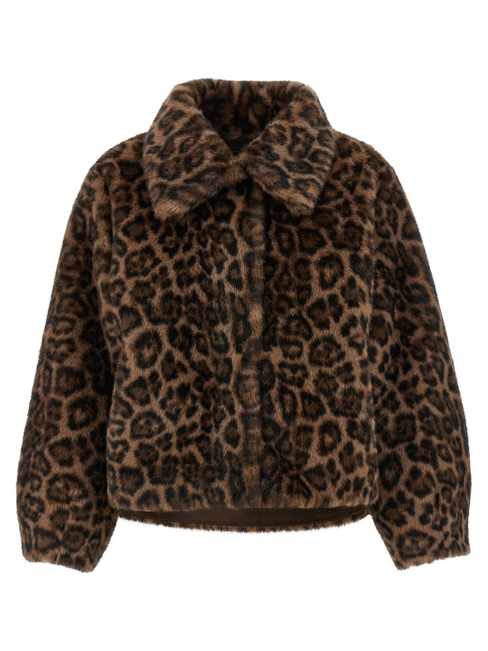 Mink Faux Pellicce Marrone