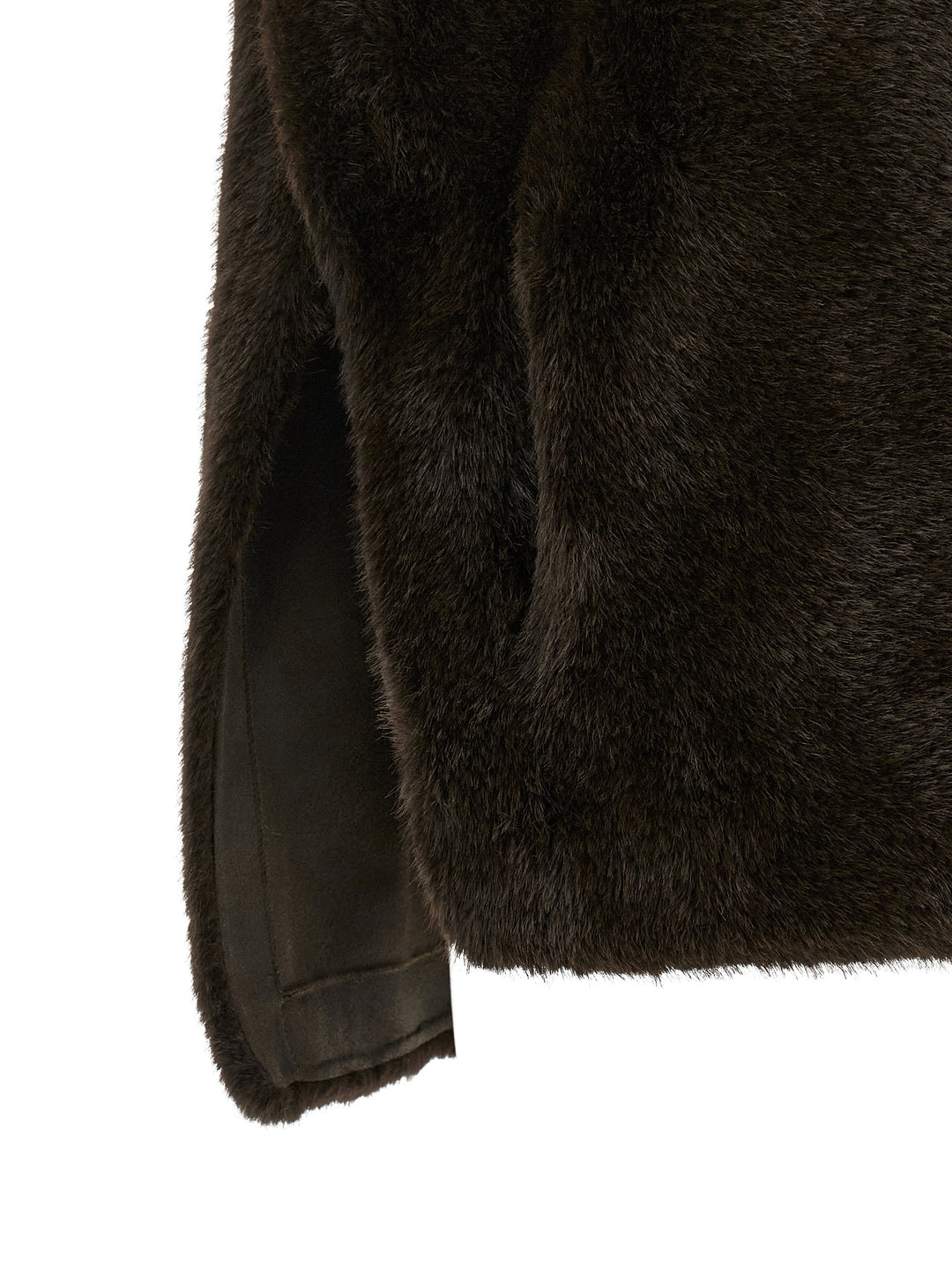 Lou Andrea Faux Fur Vest Gilet - Marrone | 908be11f45181f42bee4bf0e30090a3a7fe86eea