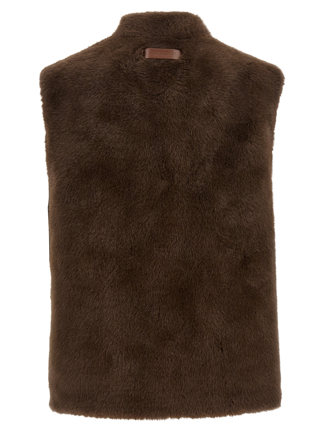 Lou Andrea Eco-Fur Vest Gilet - Marrone | f5d7cfeab125caac50f95b16cf7e62dc32cf234b