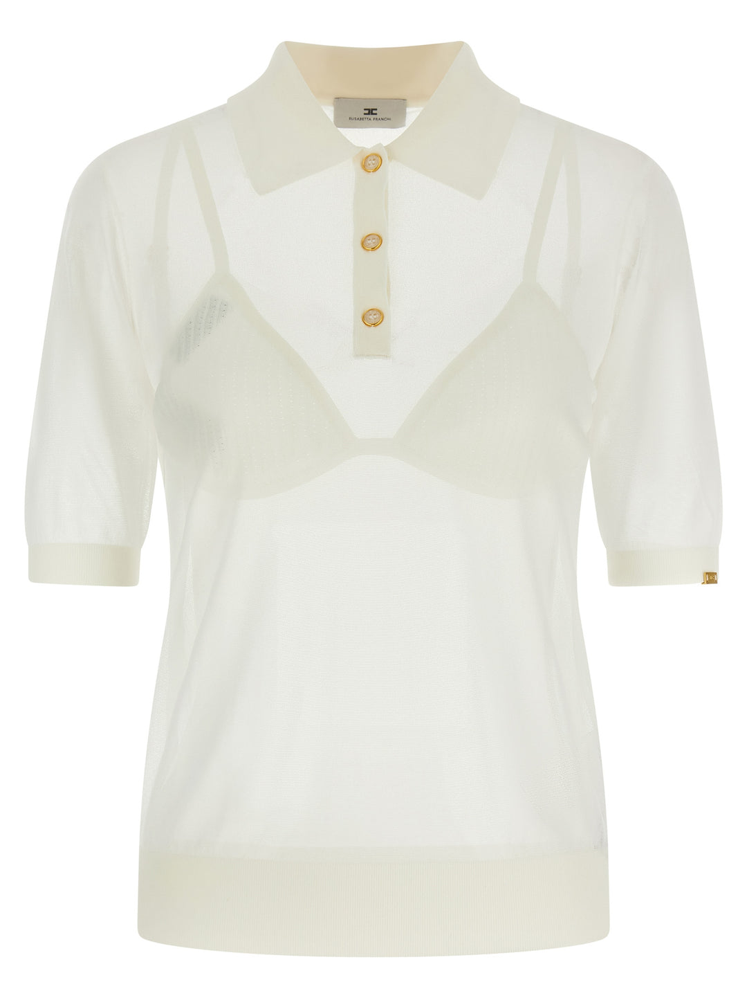 Elisabetta Franchi + Bra Polo - Bianco | 76015481cc3655211ba823303b1c0e95ccb664ba