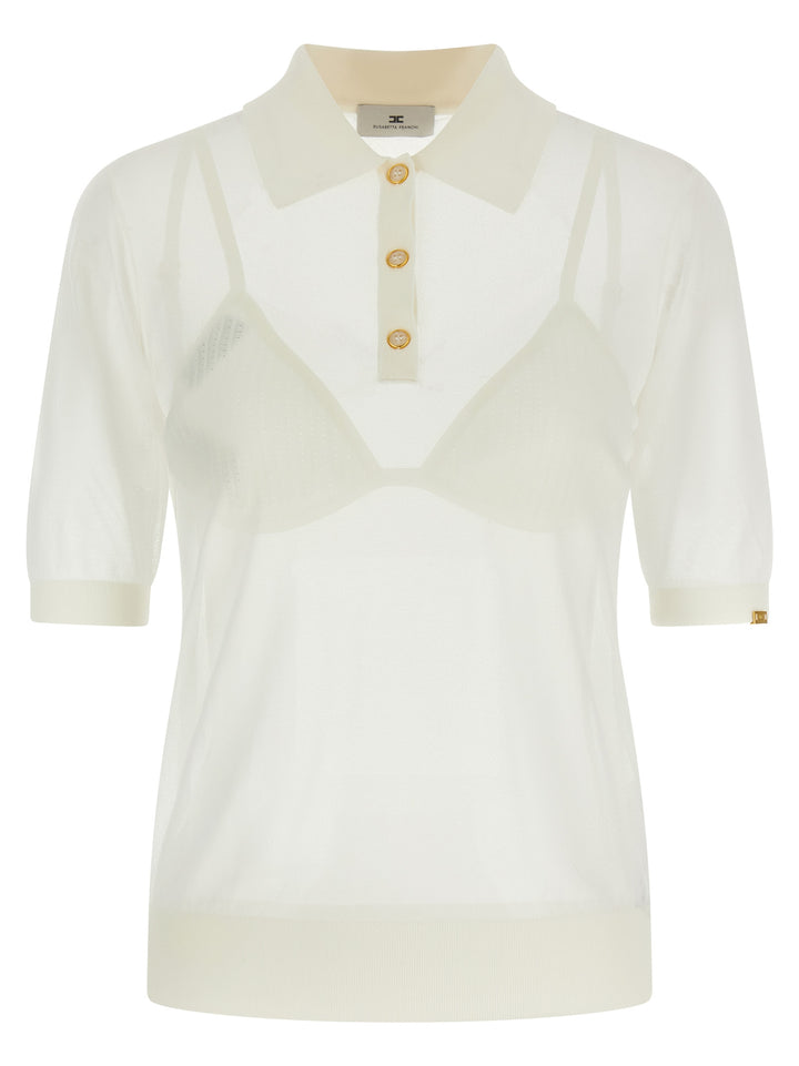 Elisabetta Franchi + Bra Polo - Bianco | 76015481cc3655211ba823303b1c0e95ccb664ba