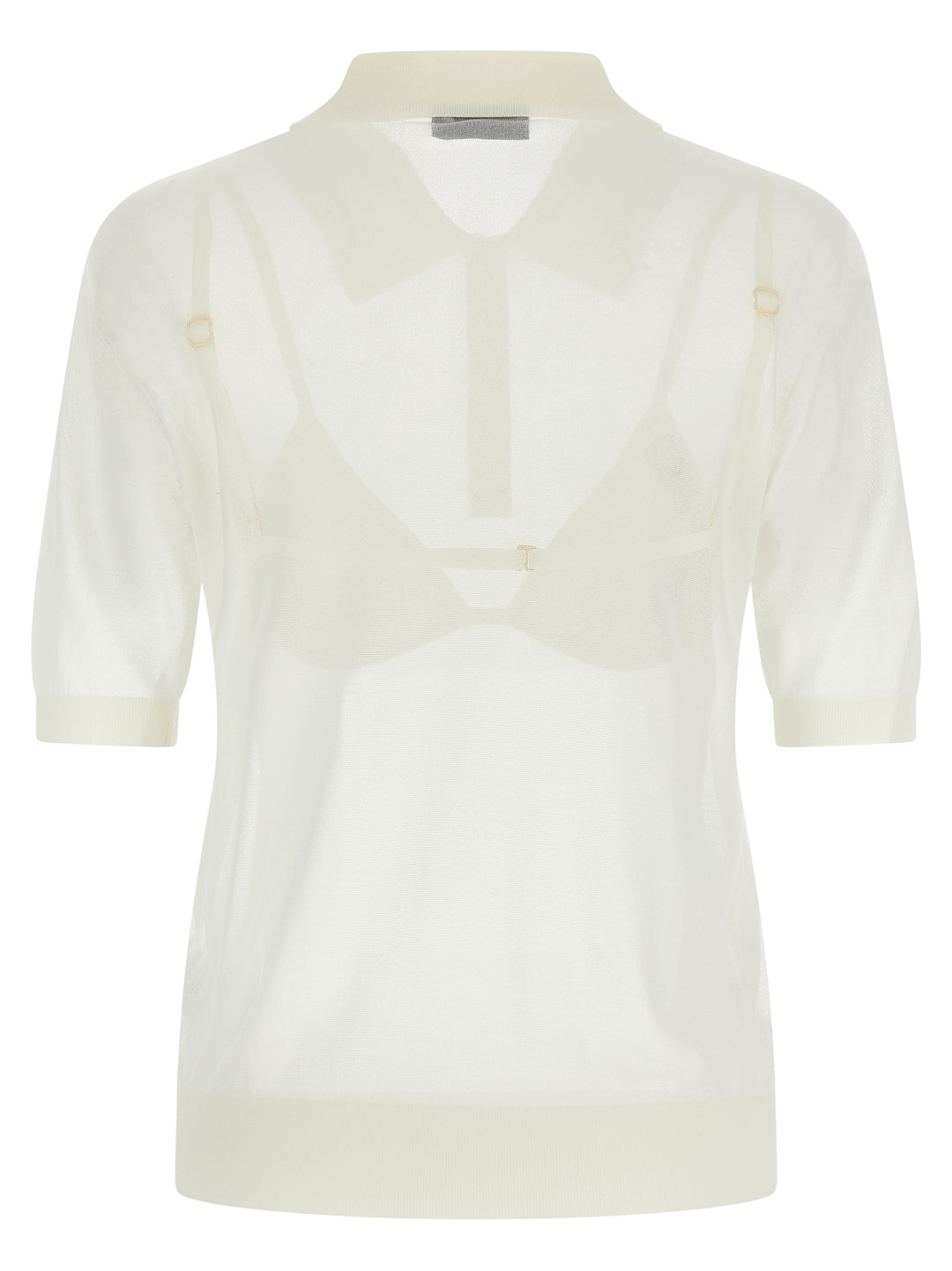 Elisabetta Franchi + Bra Polo - Bianco | c8499d6387890510272fe8f5a19a714d134551ce