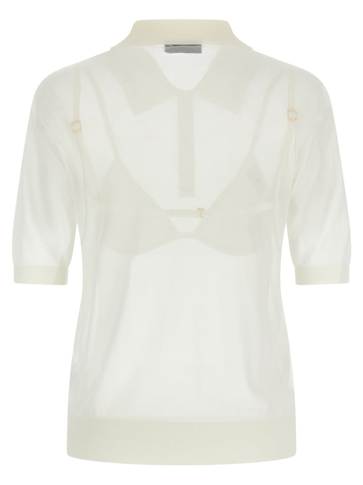 Elisabetta Franchi + Bra Polo - Bianco | c8499d6387890510272fe8f5a19a714d134551ce