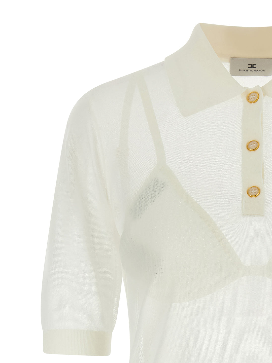 Elisabetta Franchi + Bra Polo - Bianco | a2612cdc915f716548180a235f33e3a61d5e01ce