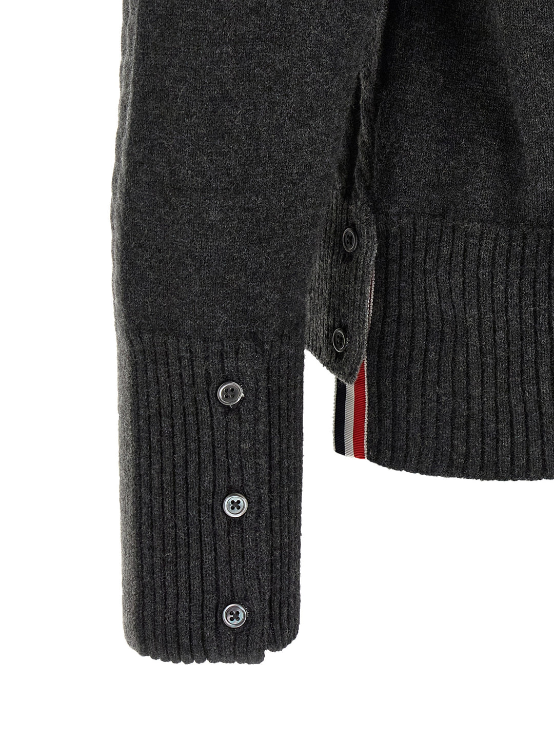 Thom Browne 2-In-1 Trompe L'œil Cardigan Maglioni - Grigio | 5a954785e8e701ff43d9d6cb70db25878bf88b27