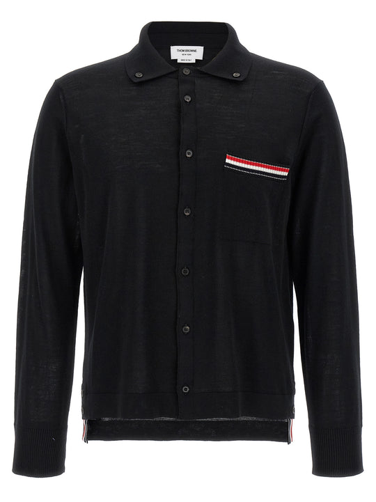 Button Down Maglioni Nero