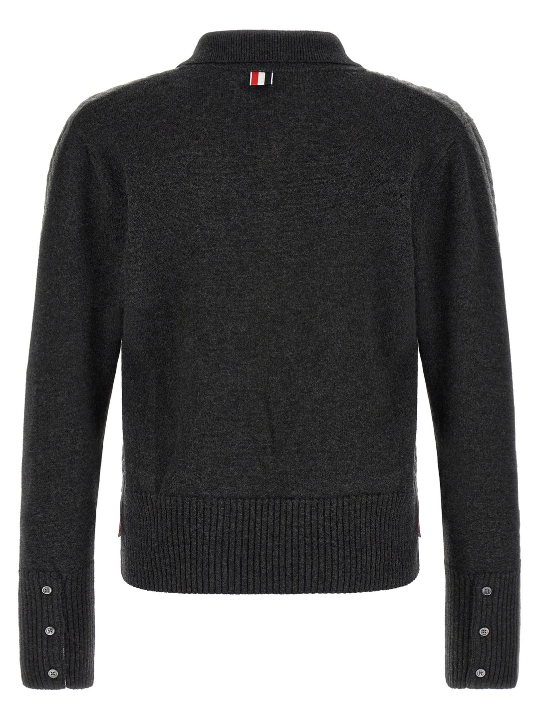 Thom Browne 2-In-1 Trompe L'oeil  Shirt Polo - Grigio | 61e02d43e3f79f2c930708f3960fb0768fad65f4