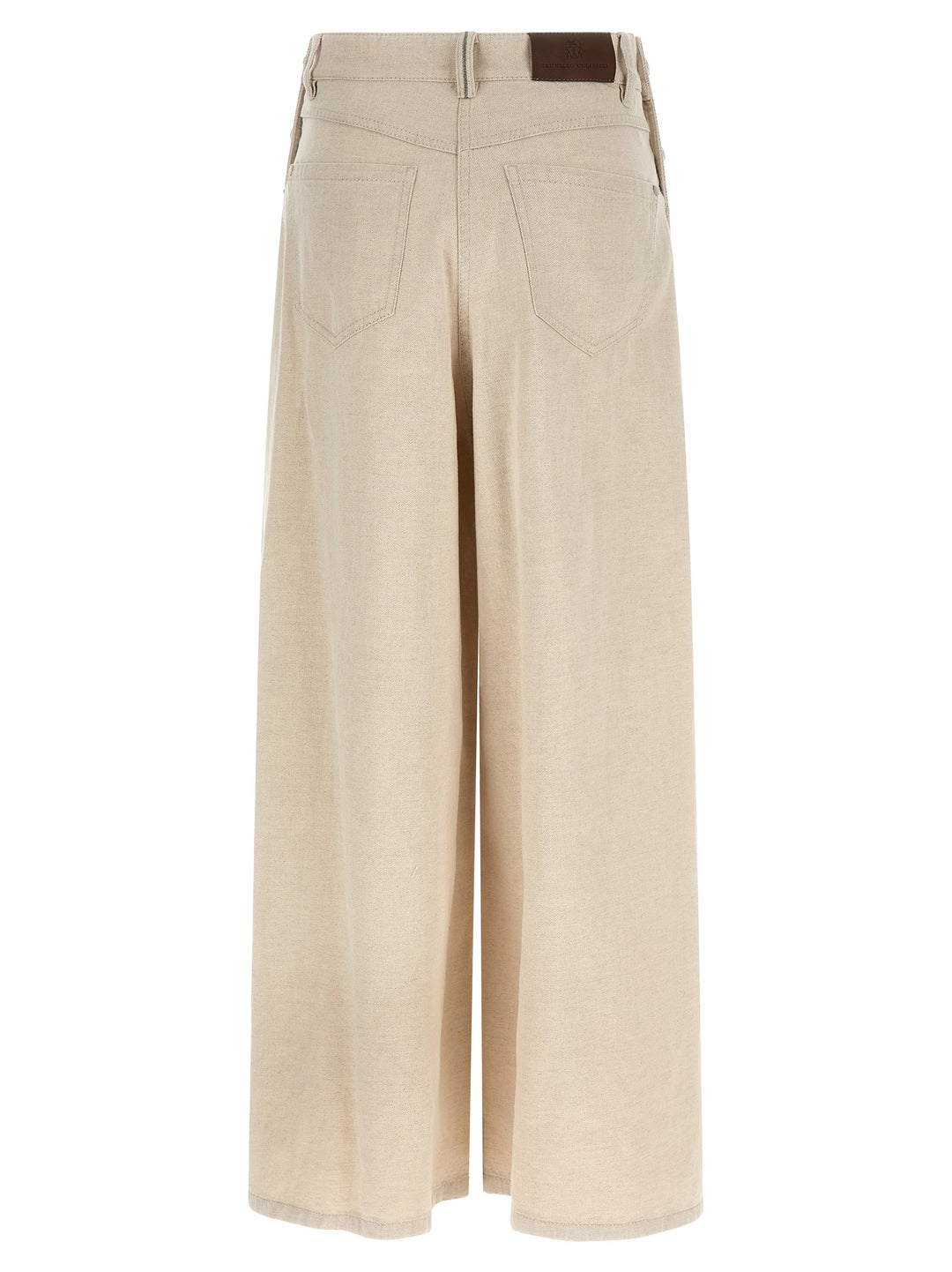 Brunello Cucinelli The Maxi Sailor Jeans - Beige | d6fe51d80aa9a63504762db56022caba3d751cae