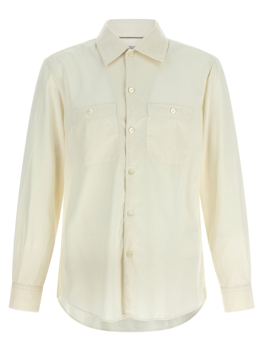 Brunello Cucinelli Corduroy Shirt Camicie - Beige | 2320758e94c9a3d6de9f5f5038b237d40a502f9d