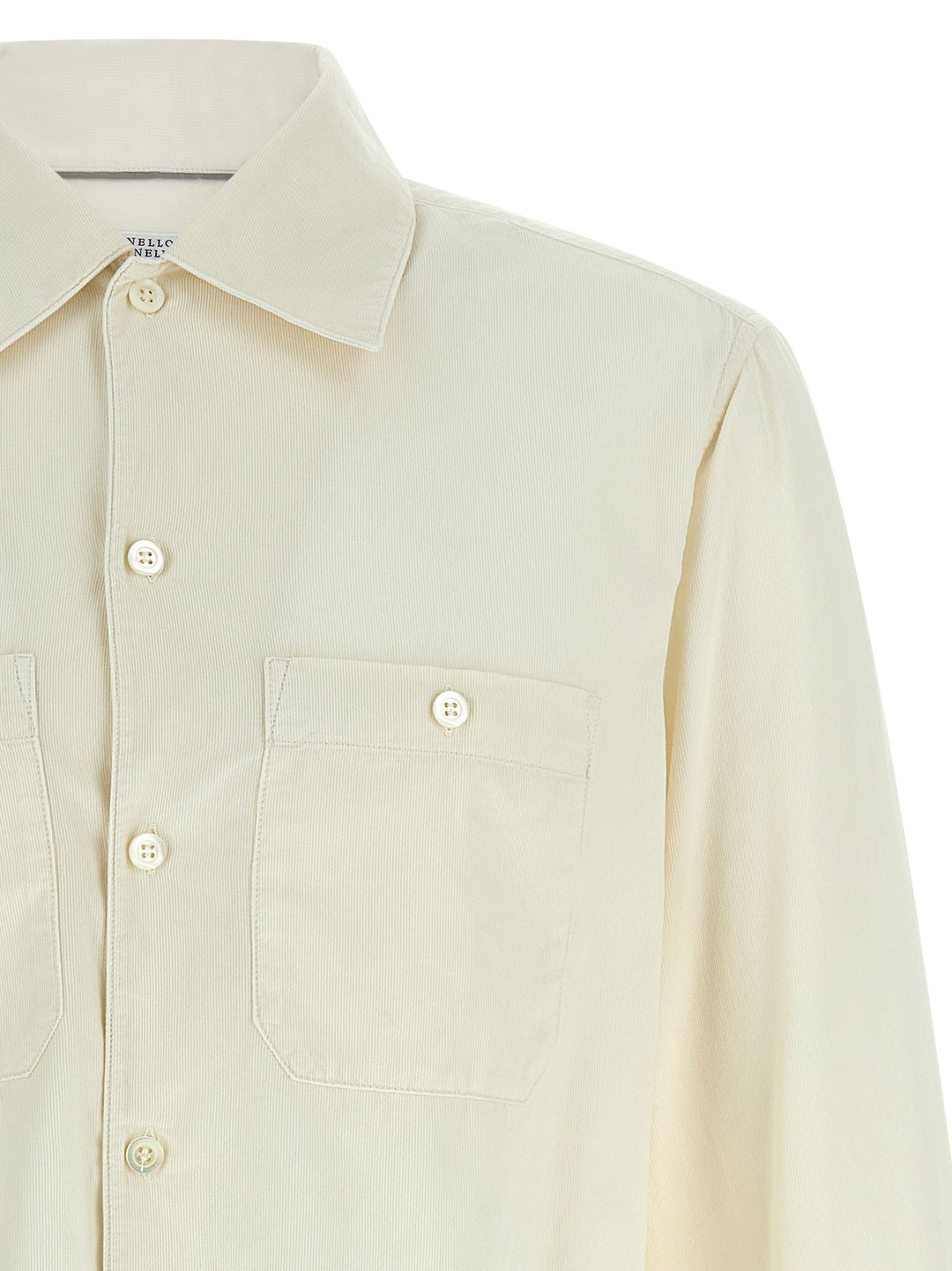 Brunello Cucinelli Corduroy Shirt Camicie - Beige | fc67cffa9a05844bfcd500a1e6fe320a9b735bdb