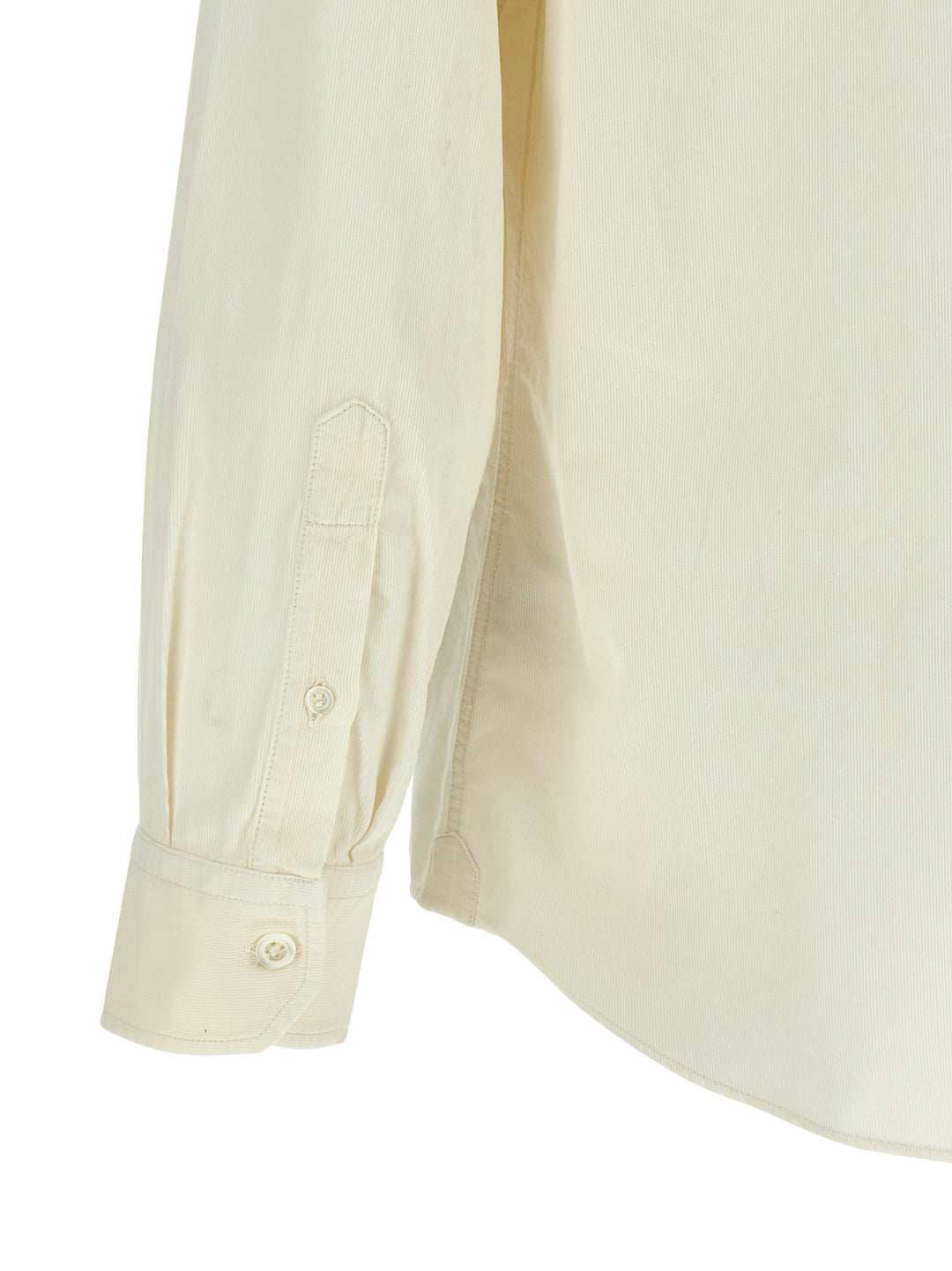 Brunello Cucinelli Corduroy Shirt Camicie - Beige | ccc058dafe38c5ab2b381f0efbae5623e69679e8