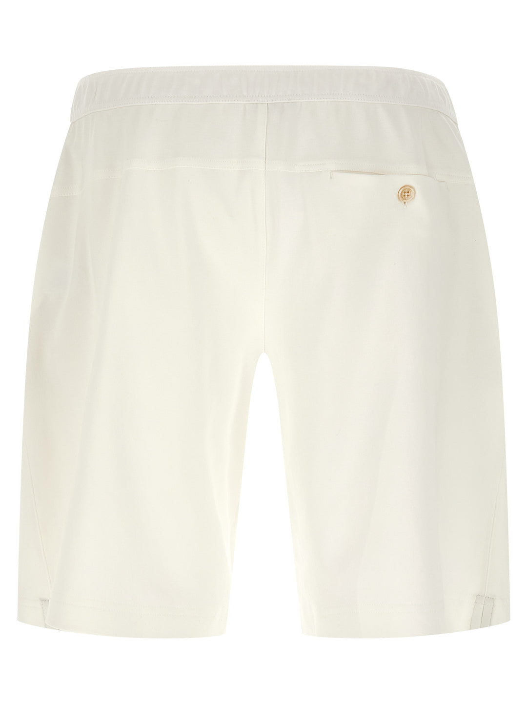 Brunello Cucinelli Interlock Cotton Bermuda Shorts Bermuda e Short - Bianco | 9c21ccdb3c28fe98b6fd63e351ab1ccd3a27e4a3