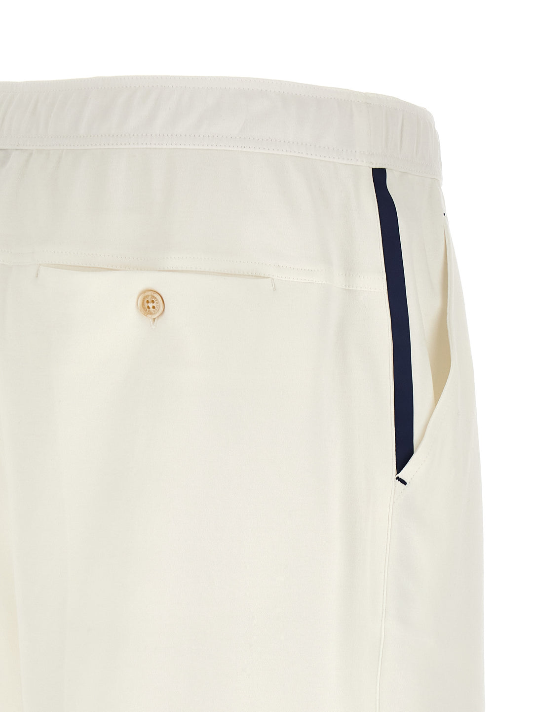 Brunello Cucinelli Interlock Cotton Bermuda Shorts Bermuda e Short - Bianco | 21f883f002d2e0c90ca78dbebff2f08f7948b874