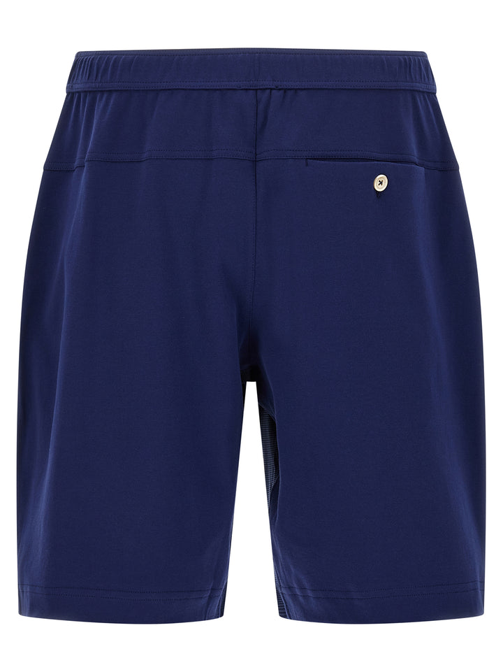 Brunello Cucinelli Interlock Cotton Bermuda Shorts Bermuda e Short - Blu | d99325308f53c5ad2bd14d14a4f8377b482f650f