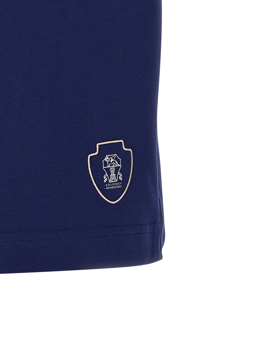 Brunello Cucinelli Interlock Cotton Bermuda Shorts Bermuda e Short - Blu | c1679ede6edcb48da0bb962de5de7e0dbba42d95