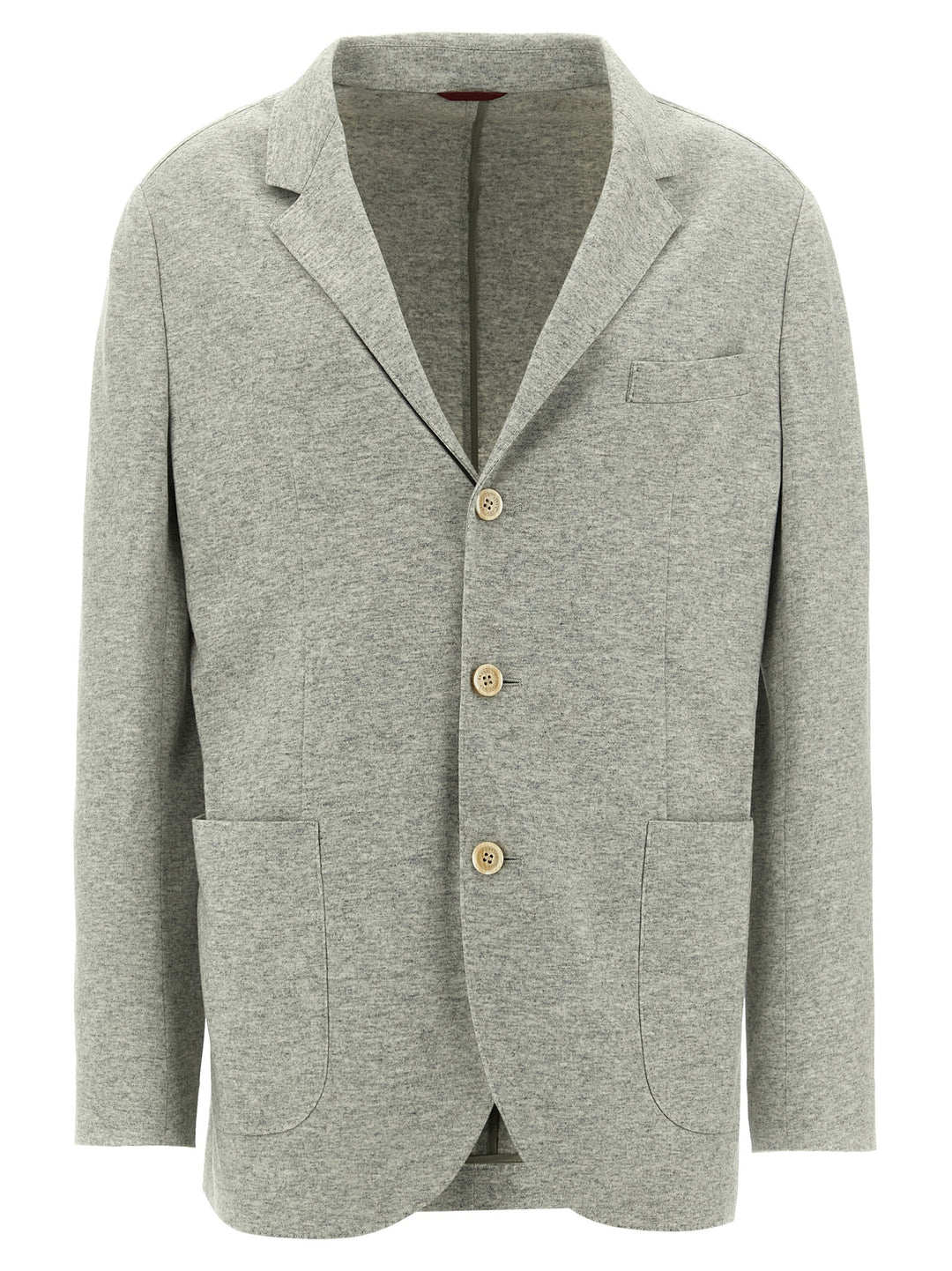 Brunello Cucinelli Single-Breasted Cashmere Blazer - Grigio | 38aae98f8e5e7344415064c3b54995382edec6ad